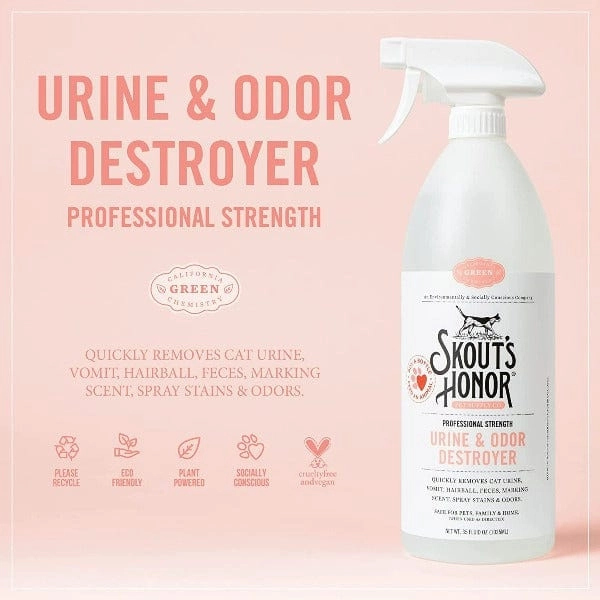 Skout's Honor Cat Urine & Odor Destroyer Spray