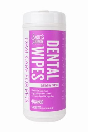Skout's Honor Dental Wipes for Dogs