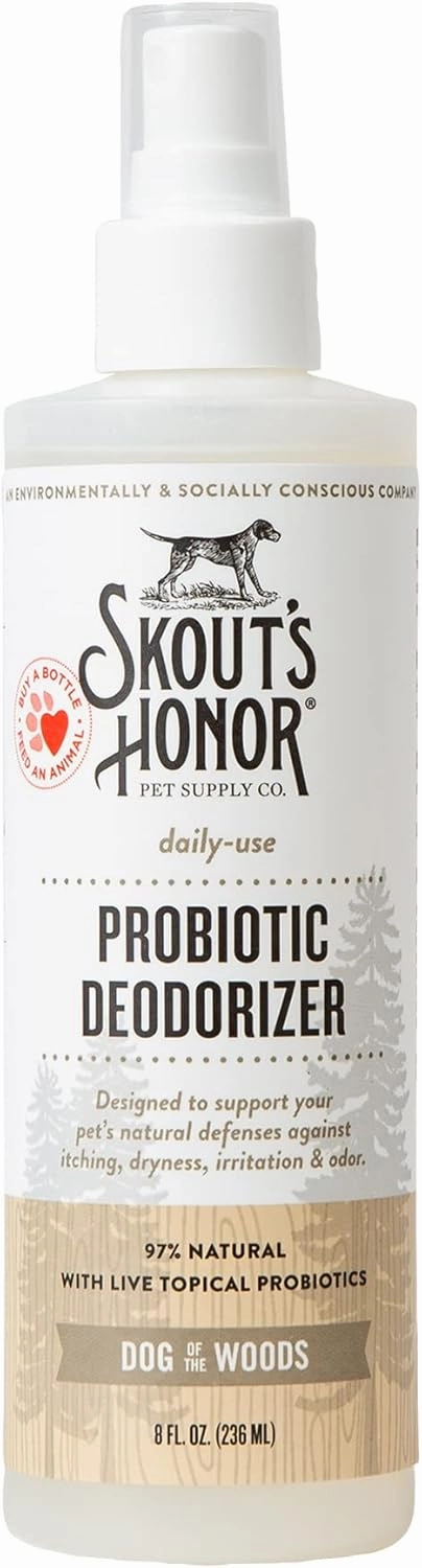 Skout's Honor Dog Probiotic Daily Use Dog of the Woods Deodorizer 8 oz