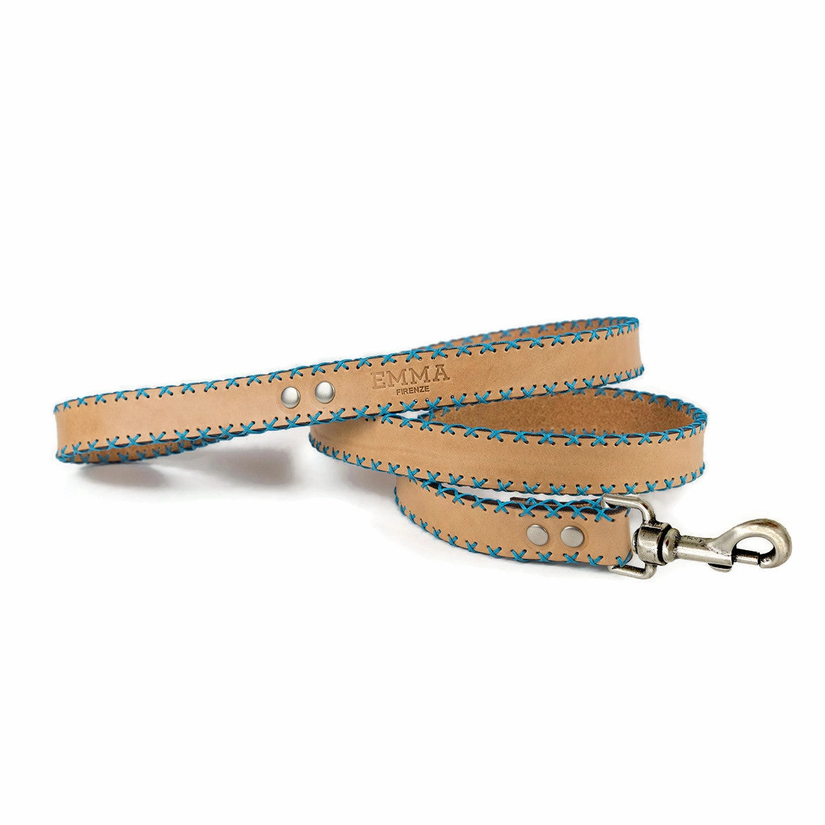Sky Blue Cross Dog Leash