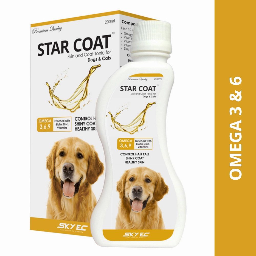 Skyec Star Coat Omega 3   6 Syrup for Dogs and Cats