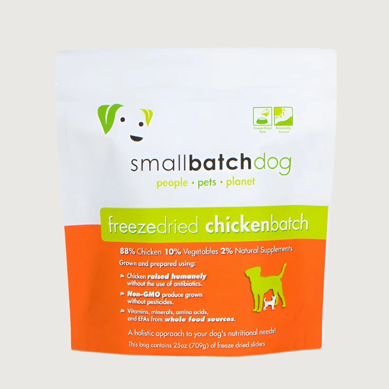 SMALLBATCH Freeze-Dried Raw Chicken Batch Sliders for Dogs