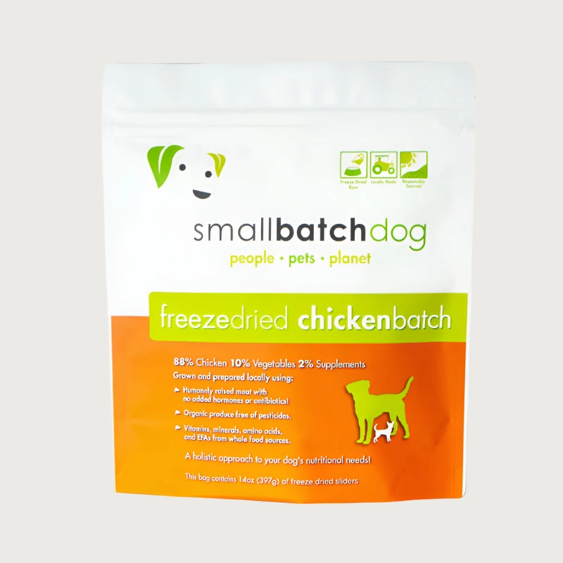 SMALLBATCH Freeze-Dried Raw Chicken Batch Sliders for Dogs
