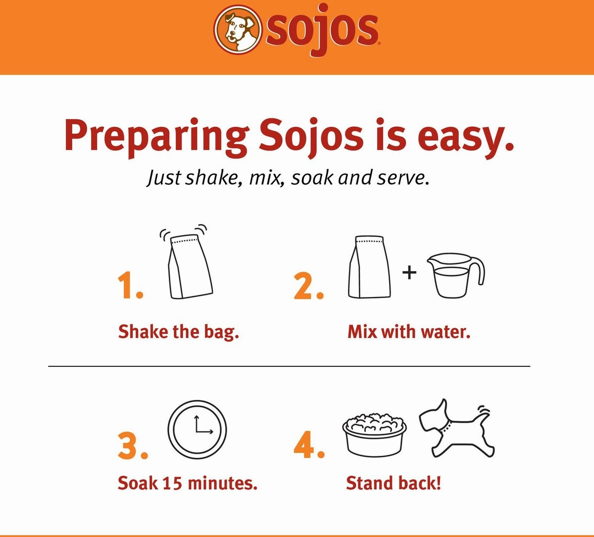Sojos Complete Lamb Recipe Adult Grain-Free Freeze-Dried Dehydrated Dog Food