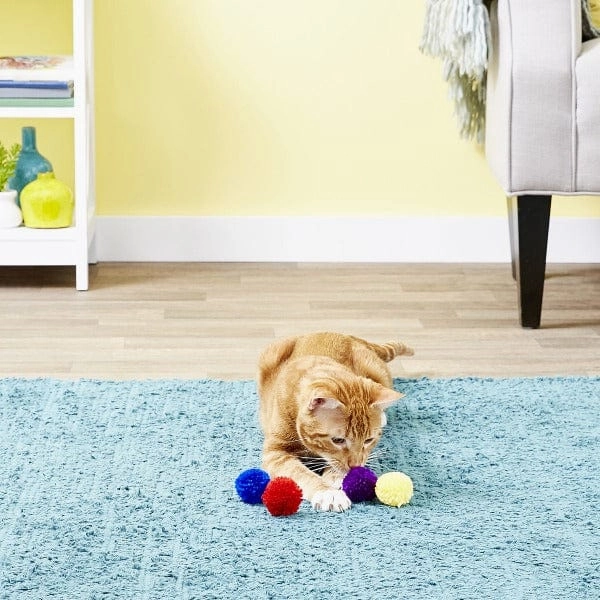 Spot Wool Pom Poms Catnip Cat Toy