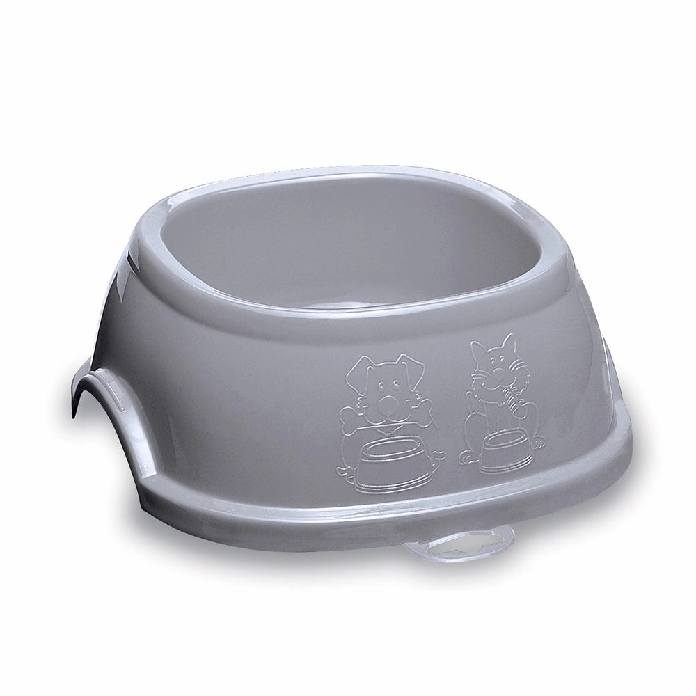 Stefanplast Break 2 Square Bowl Stone Grey 19cm x 19cm x H7cm