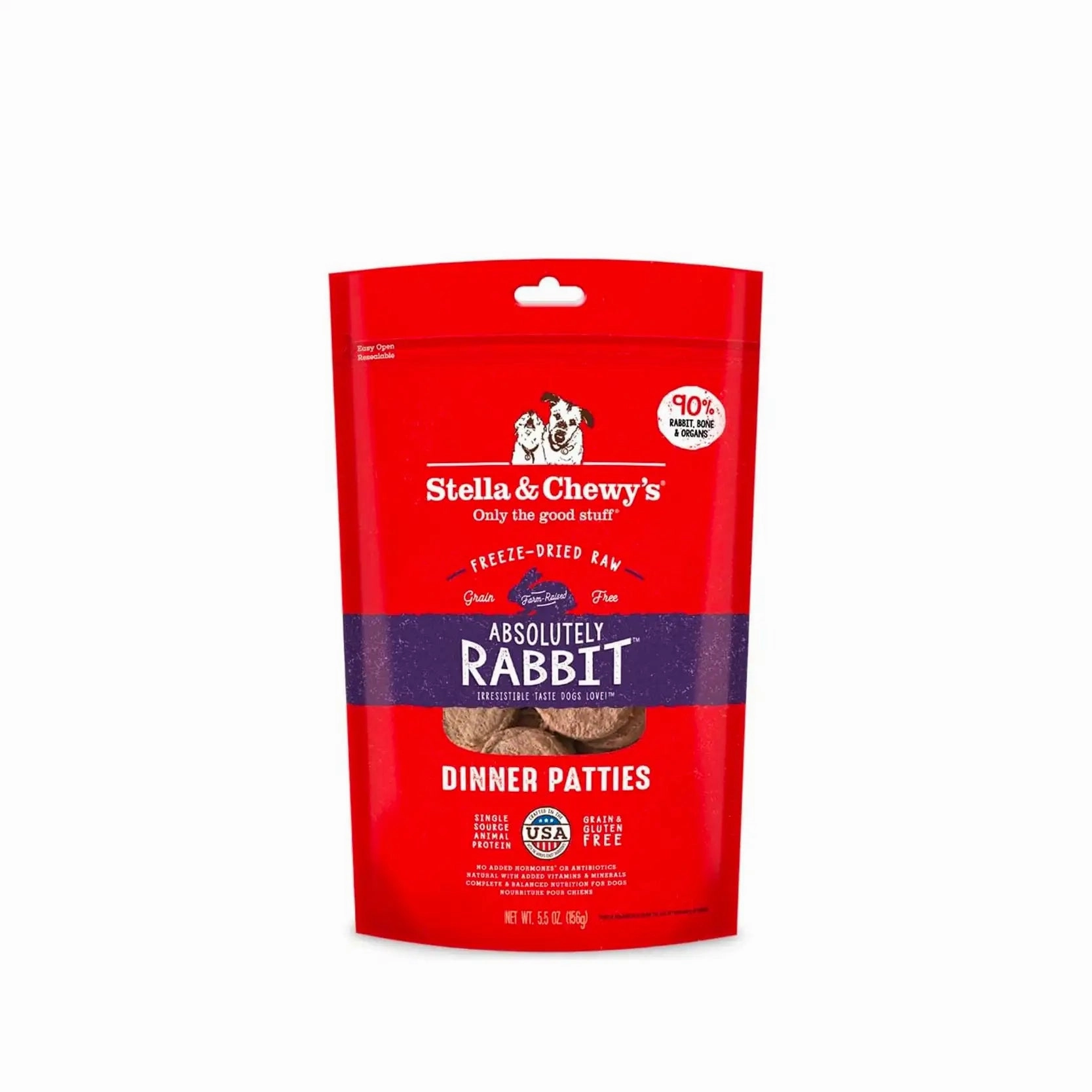 Stella & Chewy's - Freeze Dried Absolutely Rabbit Dinner Patties