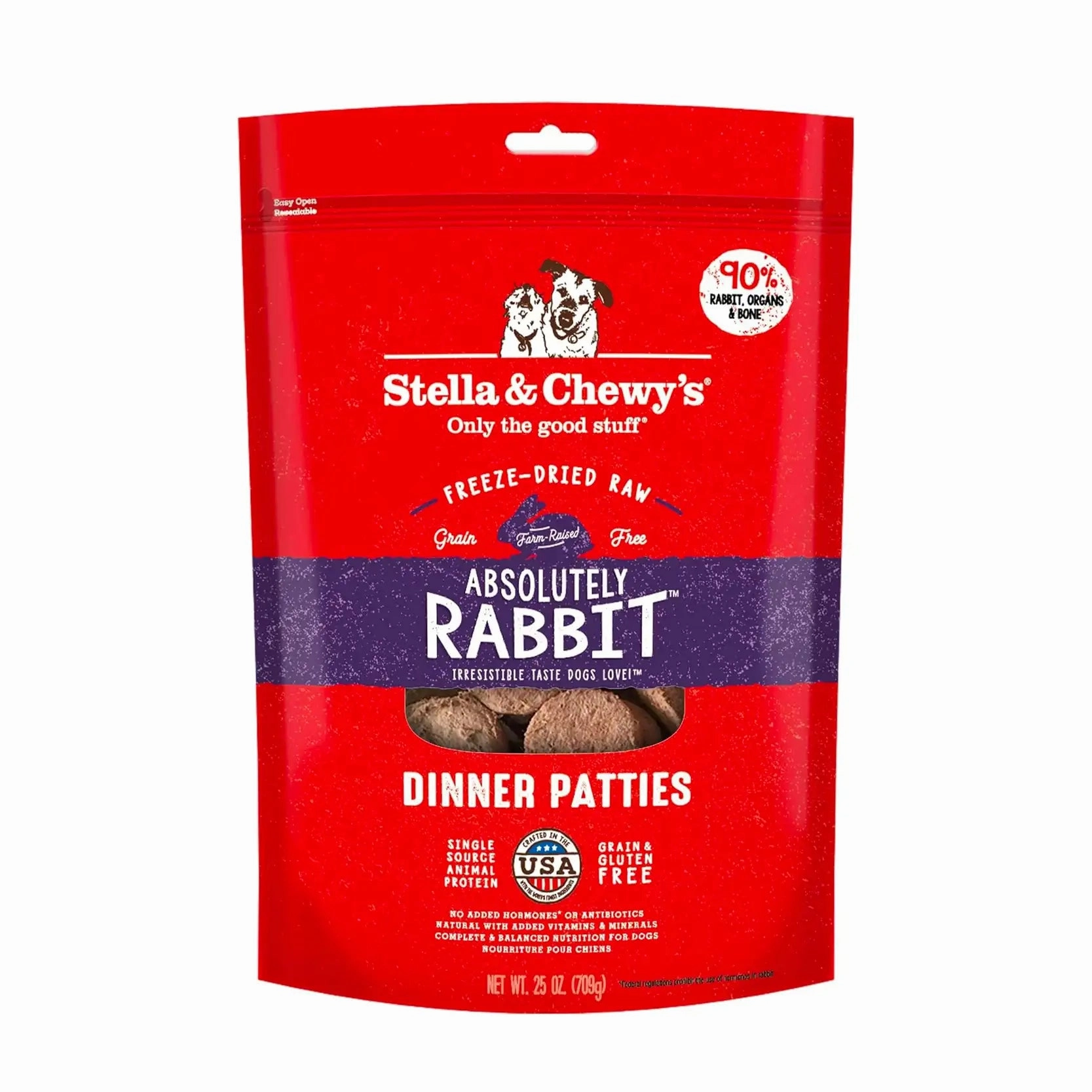 Stella & Chewy's - Freeze Dried Absolutely Rabbit Dinner Patties