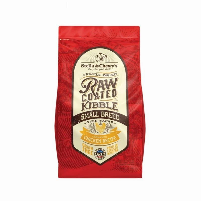 Stella & Chewy's - Freeze Dried Raw Coated Kibble - Oven Baked For Small Breed (Cage-Free Chicken Recipe)
