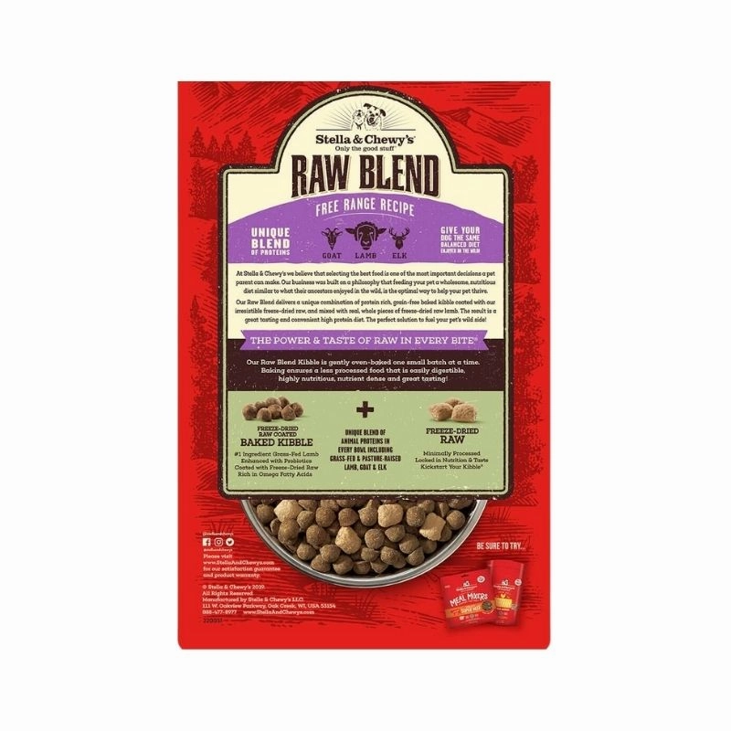 Stella & Chewy's - Raw Blend Kibbles (Free Range Recipe)