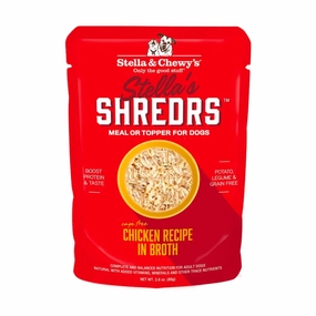 Stella & Chewy's - Stella's Shredrs For Dogs - Chicken Recipe in Broth 2.8oz