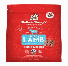 Stella & Chewy's Dog Raw Frozen Super Lamb Morsels 4 lbs.
