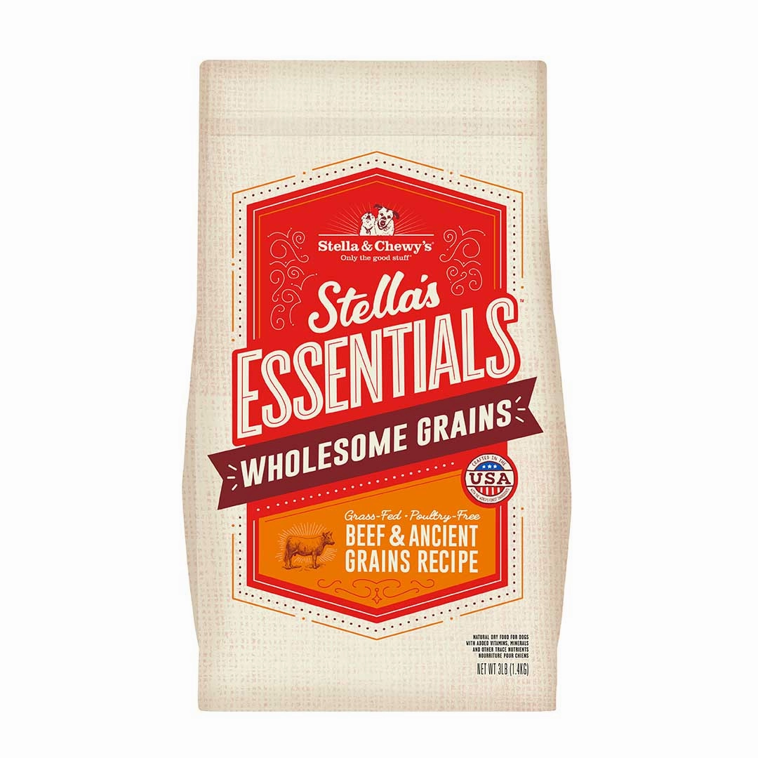 Stella & Chewy's Essentials Wholesome Grains Beef & Ancient Grains Recipe