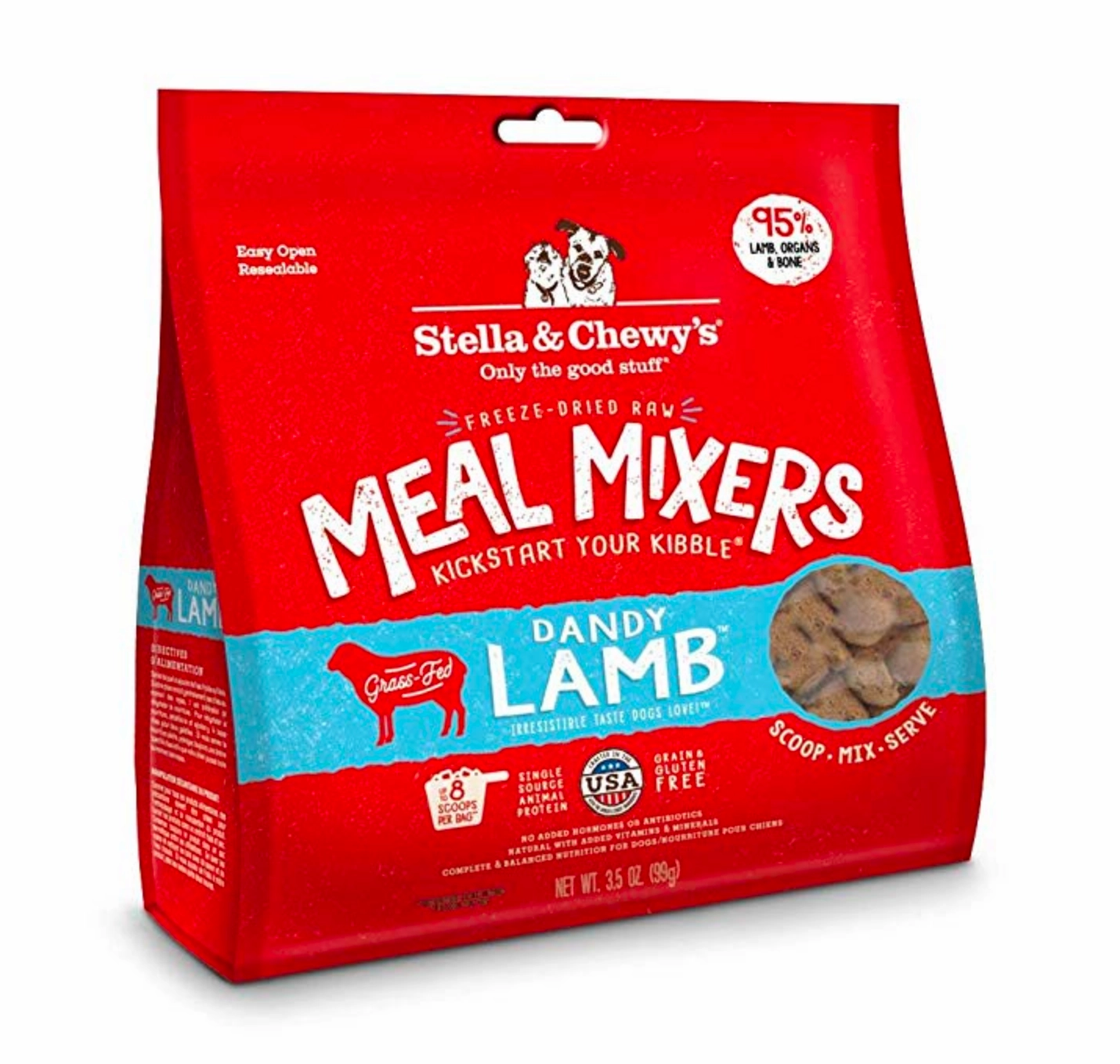 Stella & Chewy's Freeze-Dried Meal Mixers Dandy Lamb