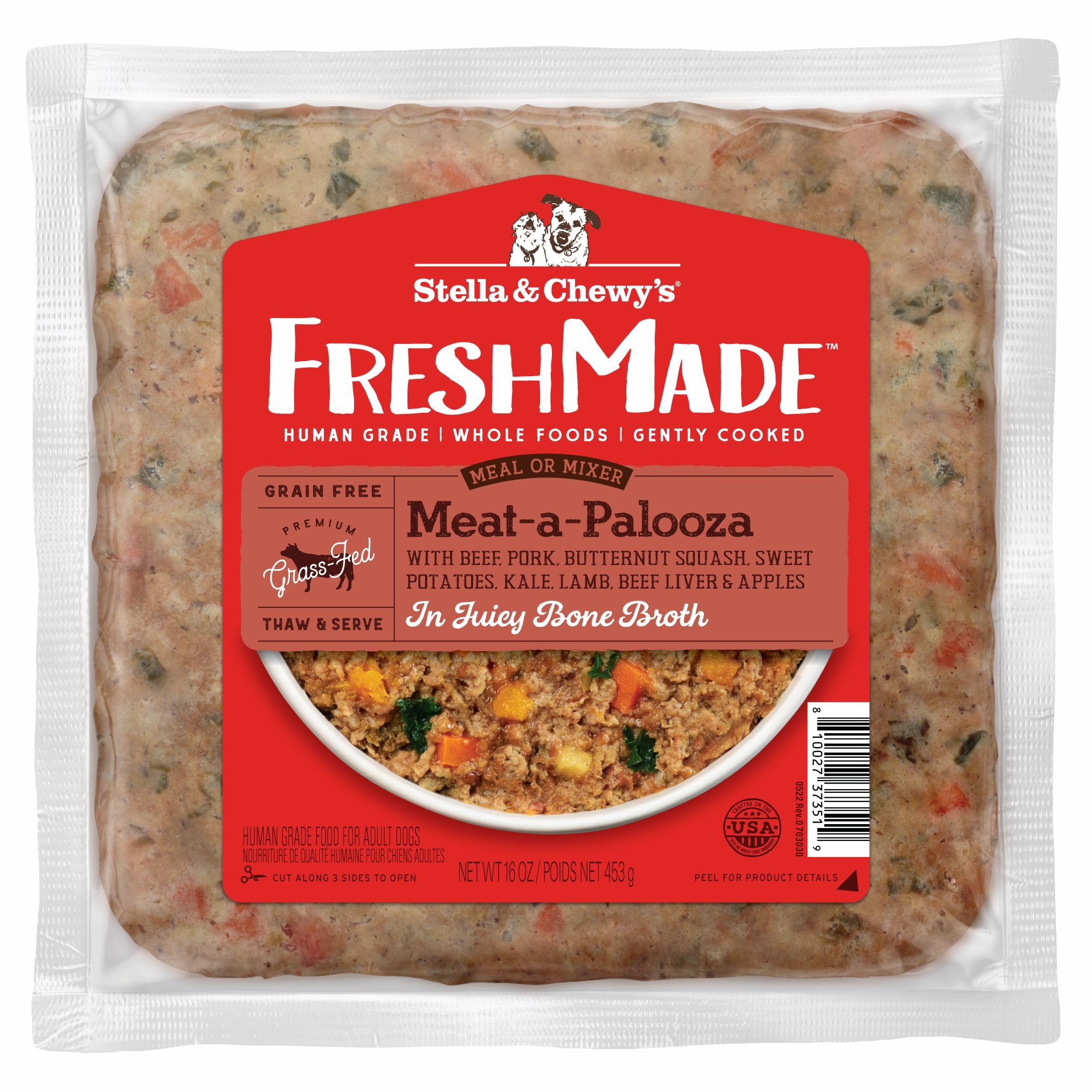 Stella & Chewy's Frozen Gently Cooked Meat-a-Polooza