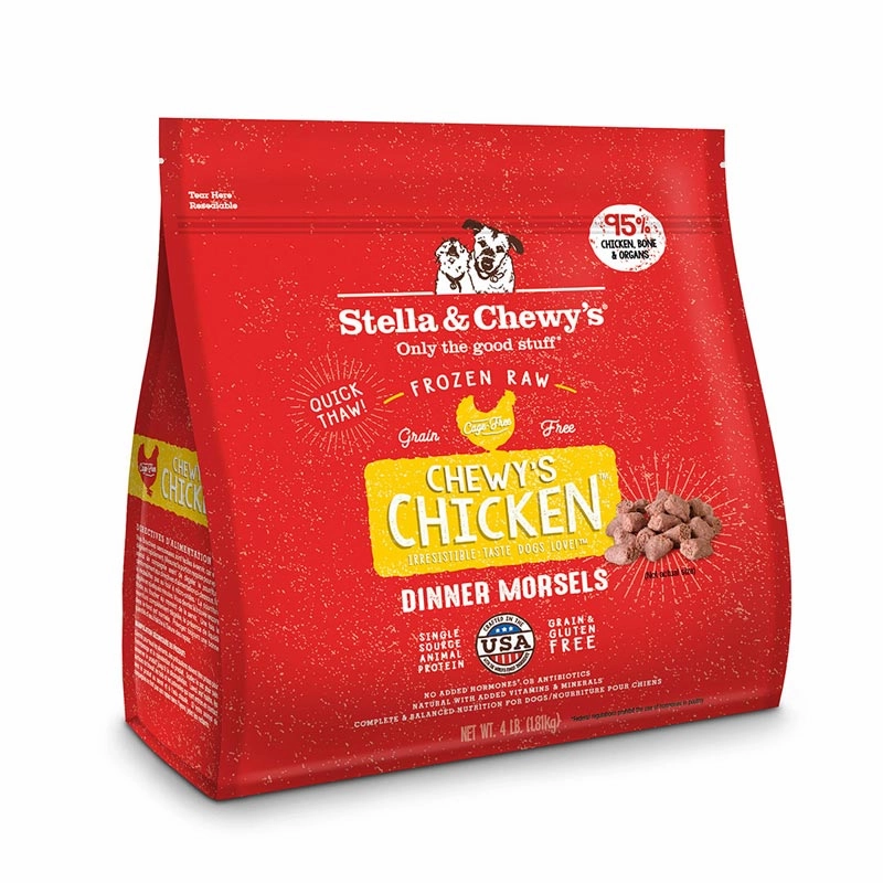 STELLA & CHEWY'S Frozen Raw Chewy's Chicken Dinner Morsels for Dogs