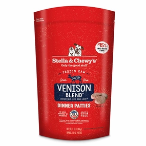 STELLA & CHEWY'S Frozen Raw Venison Blend Dinner Patties for Dogs