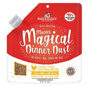 Stella & Chewy's Maries Magical Dinner Dust Chicken Recipe Meal Topper for Dogs