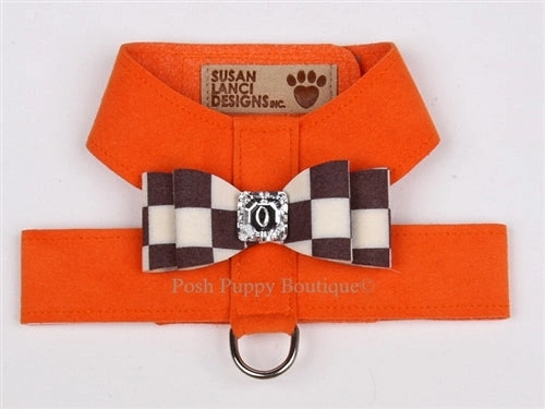 Susan Lanci Tinkie Harnesses- Windsor Check Collection -Big Bow Style in Many Colors