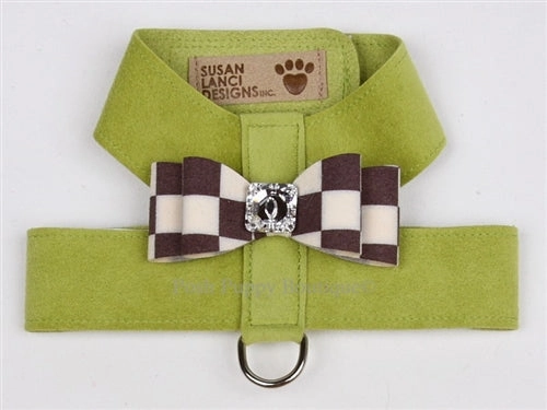 Susan Lanci Tinkie Harnesses- Windsor Check Collection -Big Bow Style in Many Colors