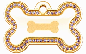 Swarovski Collection - IP Gold Bone Bone
