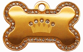 Swarovski Collection - IP Gold Crown Bone