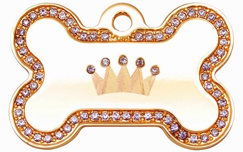 Swarovski Collection - IP Gold Crown Bone