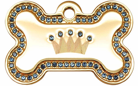 Swarovski Collection - IP Gold Crown Bone