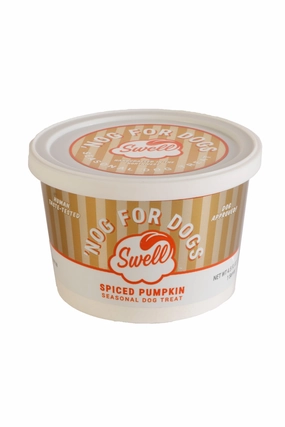 Swell Gelato Spiced Pumpkin Nog Frozen Dog Treat