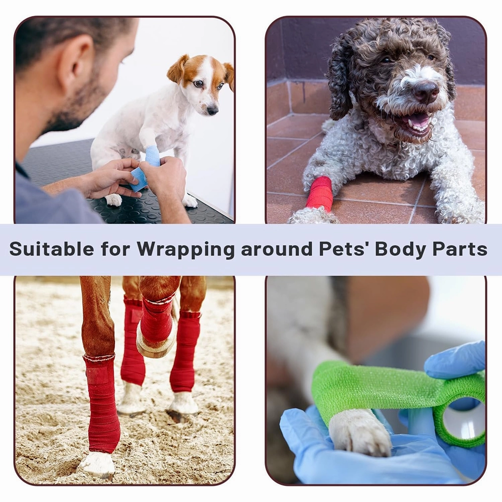 Talking Dog Club Self Adhesive Paws Wraps for Dogs (Beige)