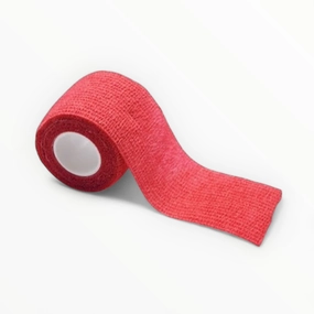 Talking Dog Club Self Adhesive Paws Wraps for Dogs (Red)