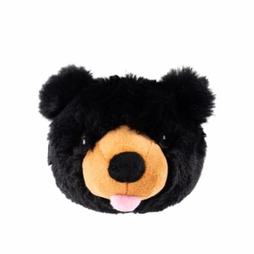 Tall Tails Black Bear Head 2 In 1 Ball