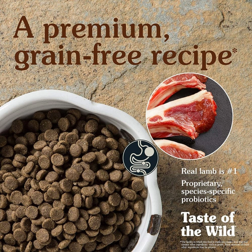 Taste of the Wild Sierra Mountain Roasted Lamb Dry Food, Farmina ND Pumpkin Lamb Blueberry Mini Adult Dog Dry Food Combo