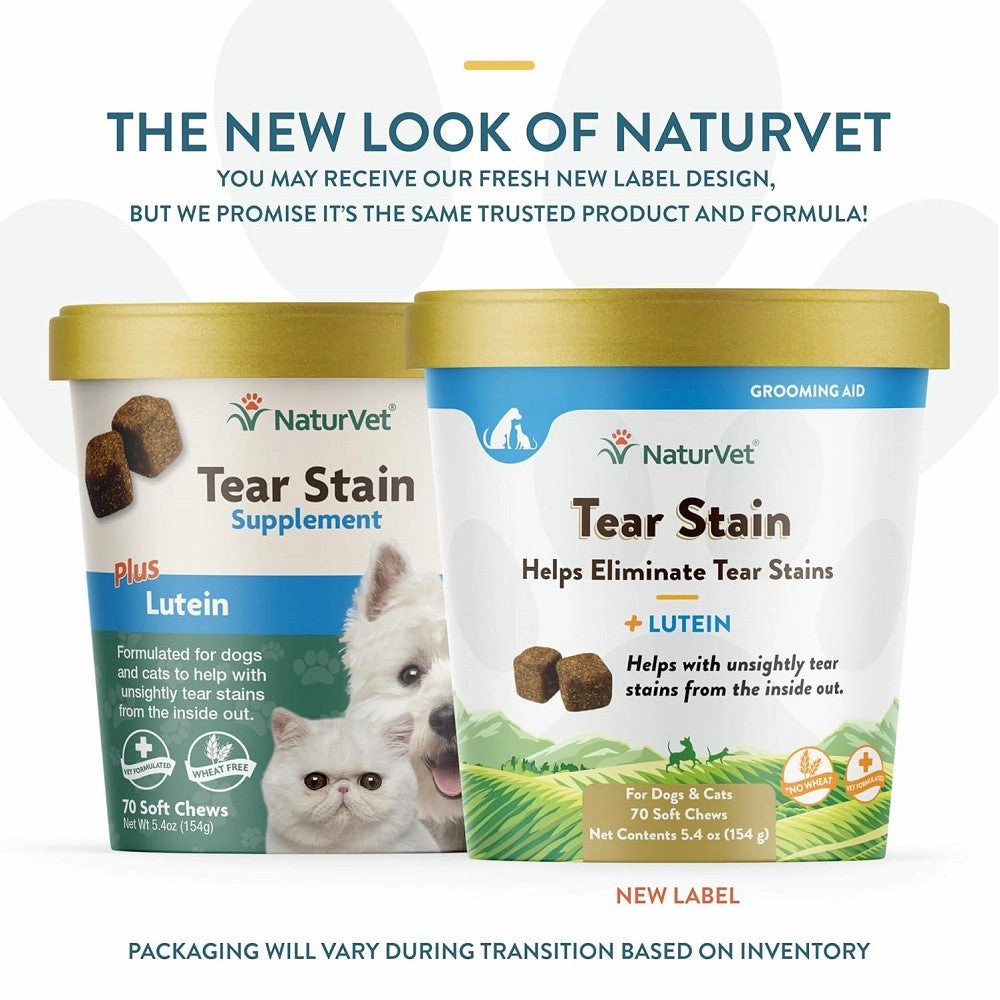 Tear Stain Supplement Plus Lutein Soft Chews for Dogs & Cats
