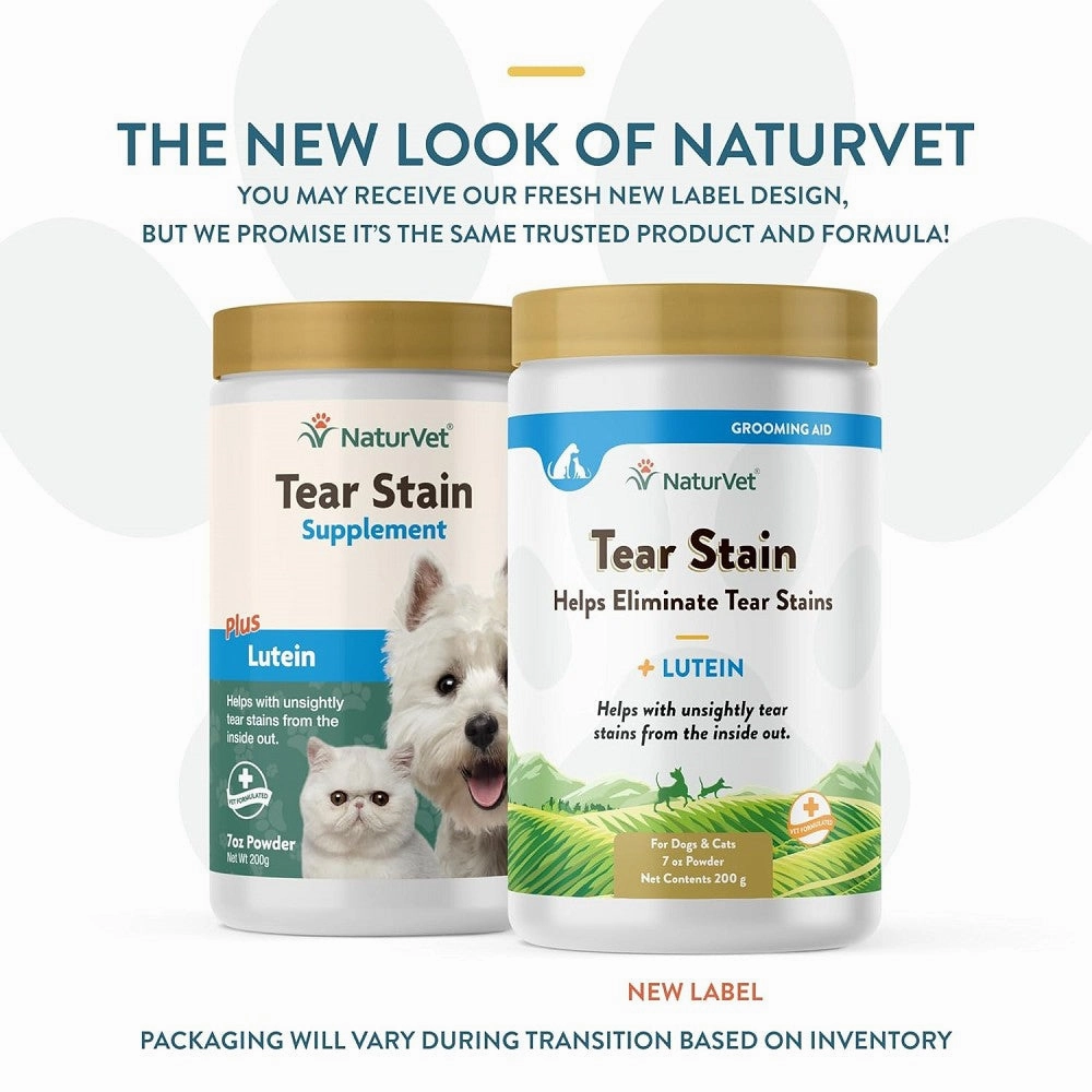 Tear Stain Supplement Powder Plus Lutein for Dogs & Cats
