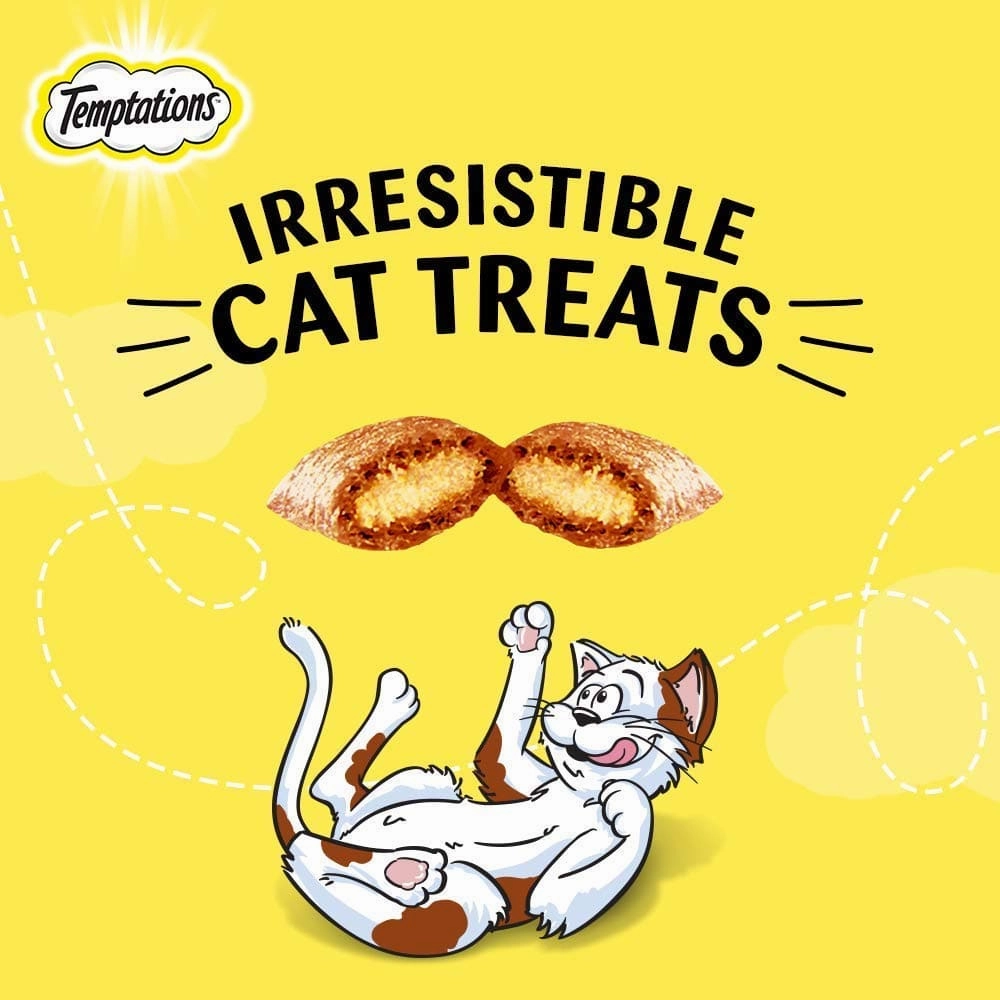 Temptations Tempting Tuna and Savoury Salmon Flavor Cat Treats Combo