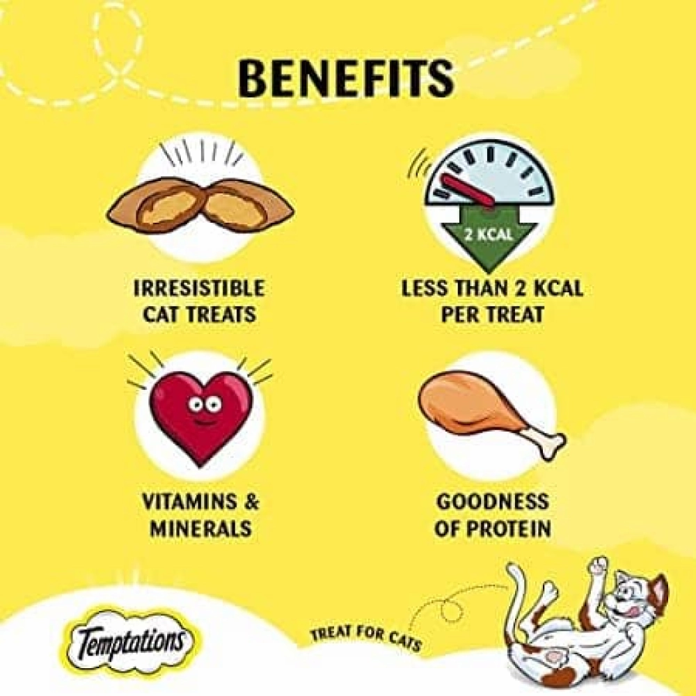 Temptations Tempting Tuna and Seafood Medley Flavour Cat Treats Combo