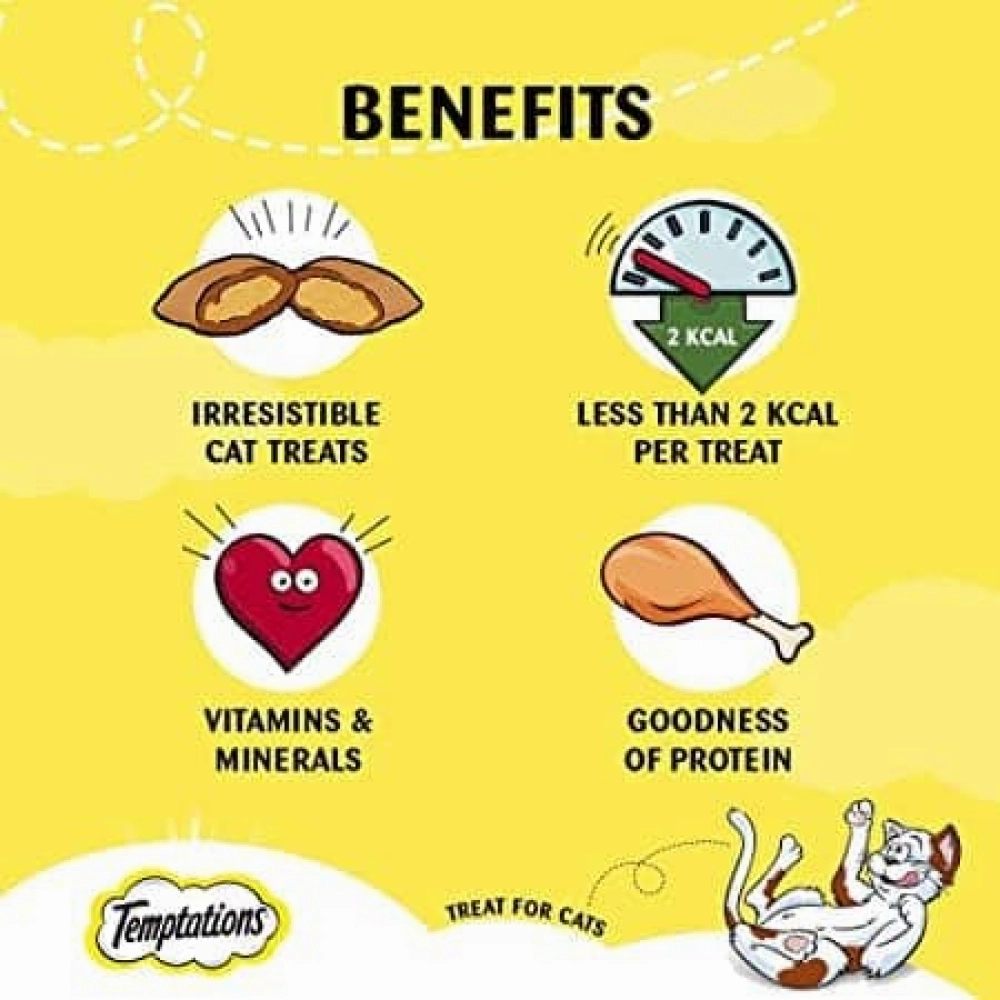 Temptations Tempting Tuna and Seafood Medley Flavour Cat Treats Combo