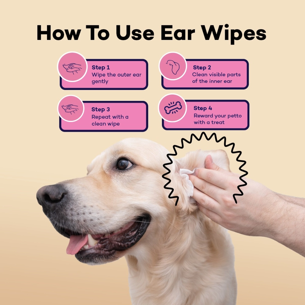 The Good Paws Clean & Clear Ear Pads for Dogs and Cats
