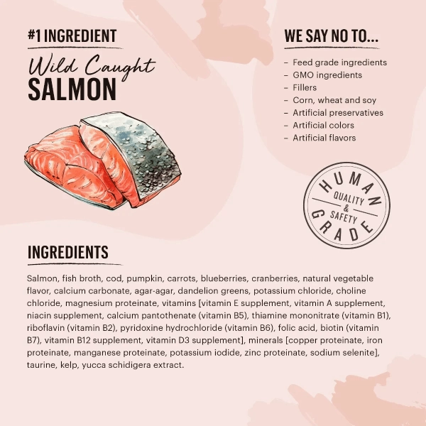 The Honest Kitchen Cate Grain Free Salmon & Cod Pate Wet Cat Food (SPECIAL ORDER ITEM)