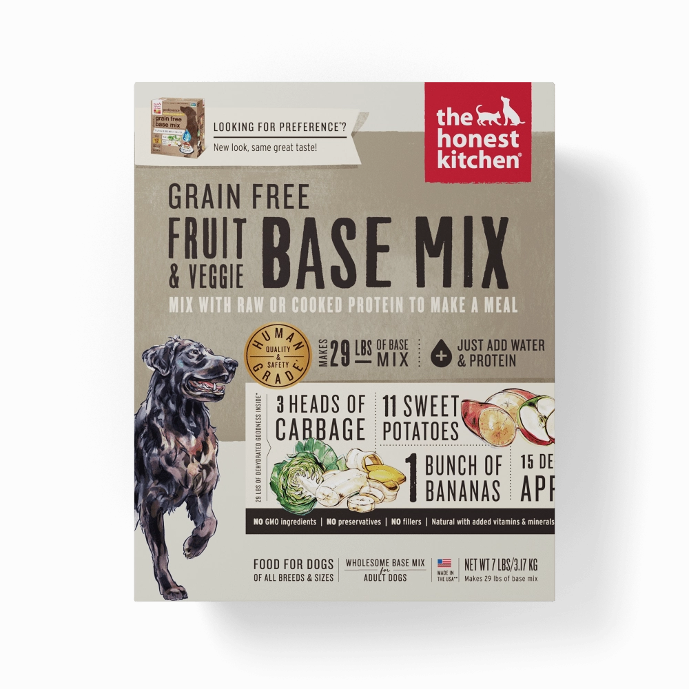 The Honest Kitchen Grain Free Fruit & Veggie Recipe Dog Food Base Mix