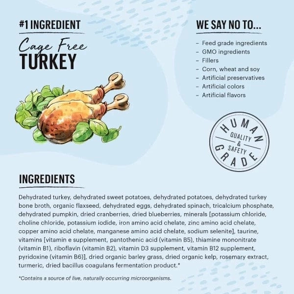The Honest Kitchen Grain Free Turkey Dehydrated Cat Food (SPECIAL ORDER ITEM)