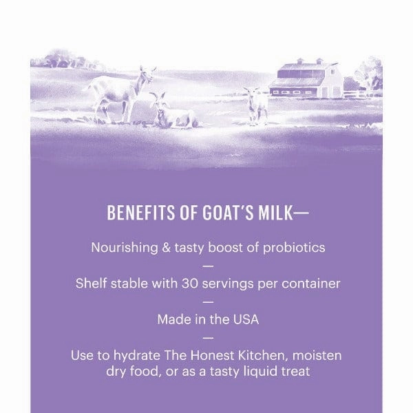 The Honest Kitchen Instant Goat's Milk with Probiotics