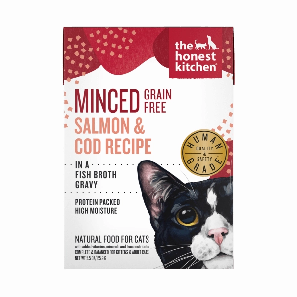 The Honest Kitchen Minced Grain Free Salmon & Cod Recipe Wet Cat Food (SPECIAL ORDER ITEM)