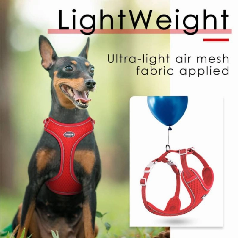 ThinkPet Air Mesh Harness - Red