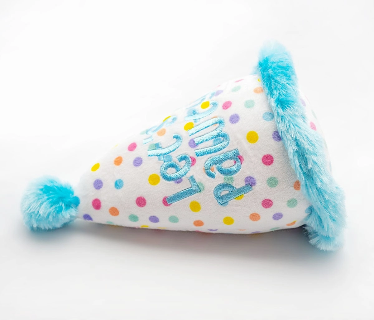 ThoozyPet Birthday Hat Plush Dog Toy