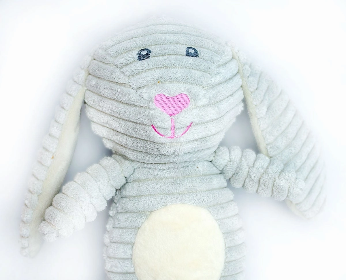 ThoozyPet Tuff & Cuddly Bunny Plush Dog Toy