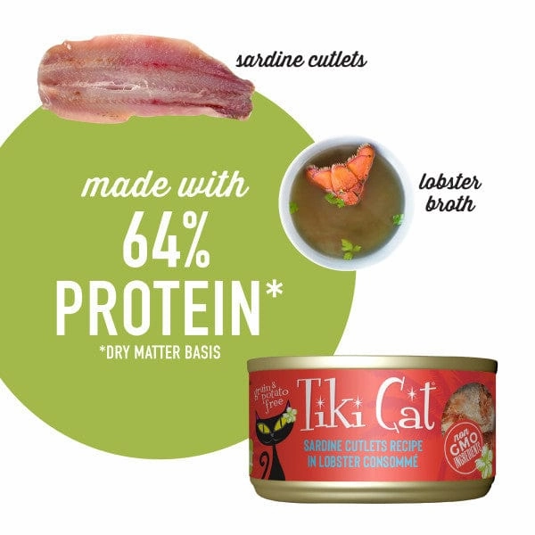 Tiki Cat Grill Sardines & Lobster Canned Cat Food (SPECIAL ORDER ITEM)