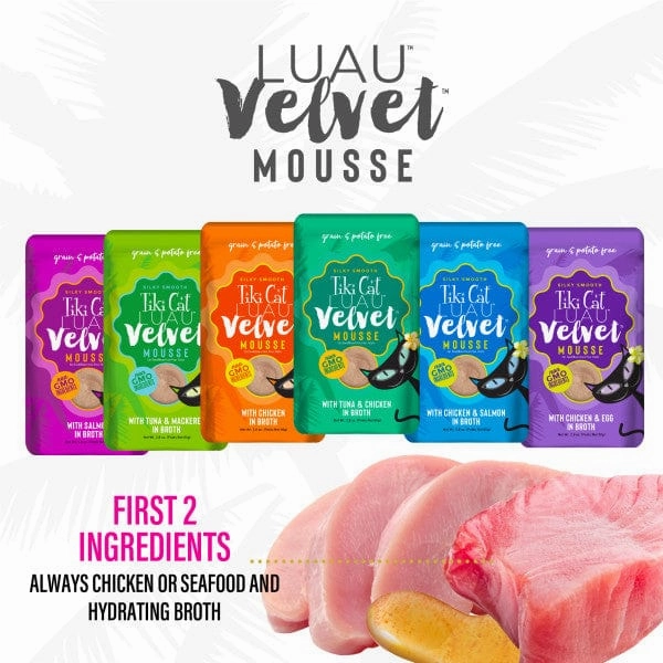 Tiki Cat Velvet Mousse Variety Pack Cat Food