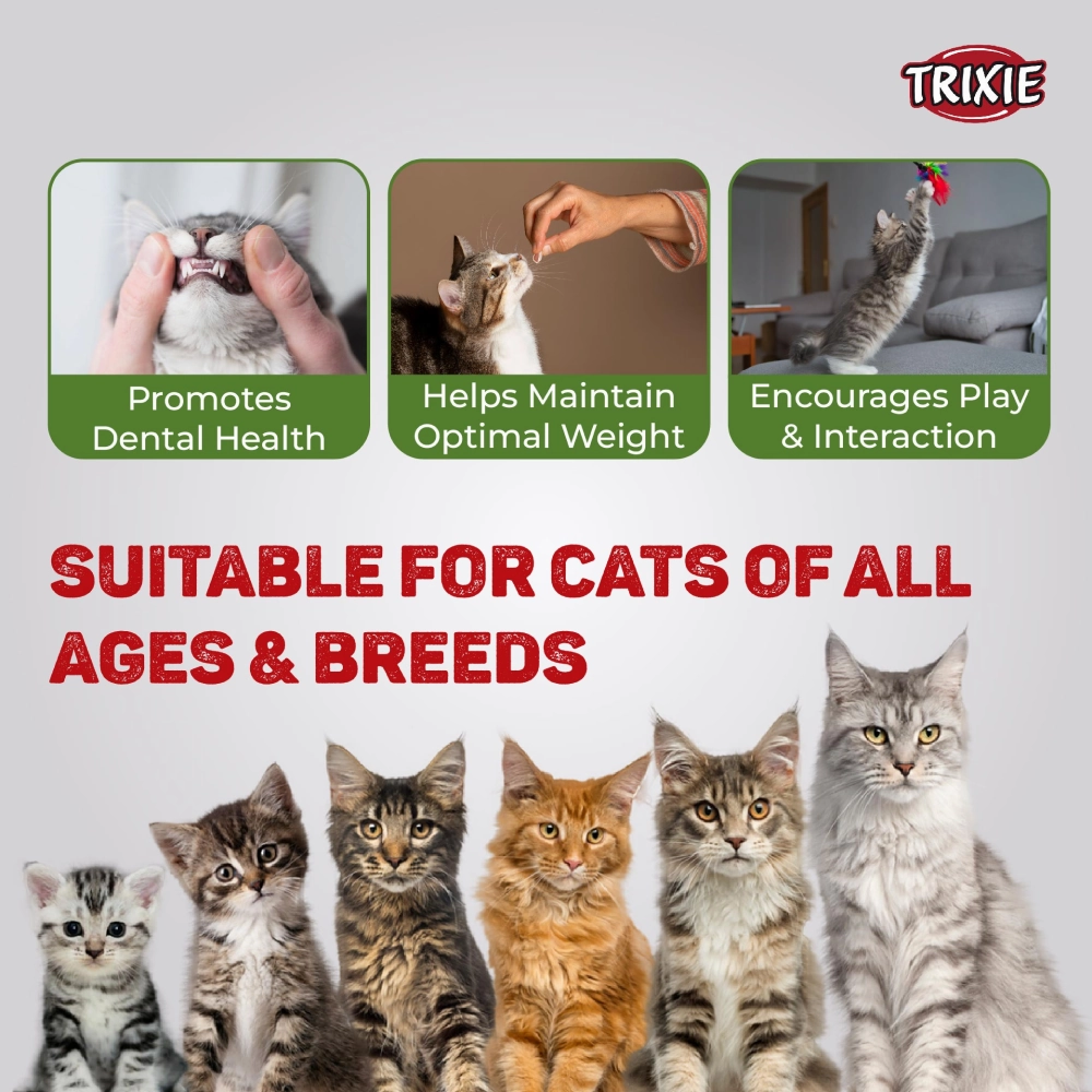 Trixie Premio Trainer Snack Mini Fish Nuggets and Fish and Chicken Rolls Cat Treats Combo